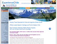 Tablet Screenshot of experiencechile.org